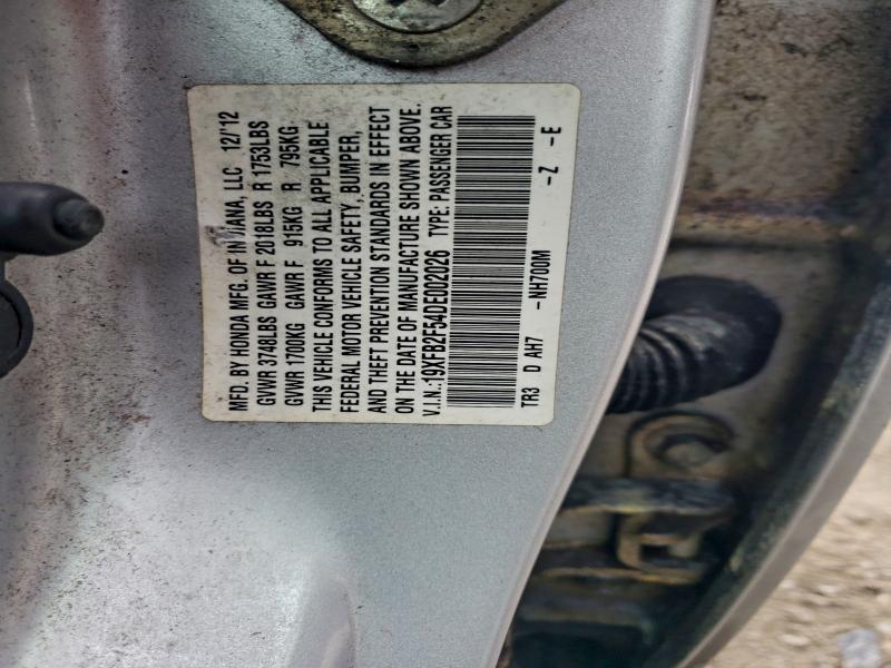 2013 HONDA CIVIC LX #3304736905