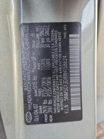 2008 HYUNDAI SANTA FE G #3296231408