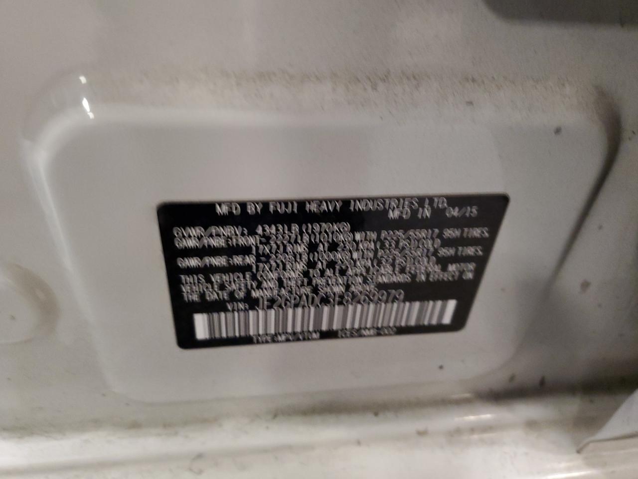 SUBARU XV 2.0 PREMIUM