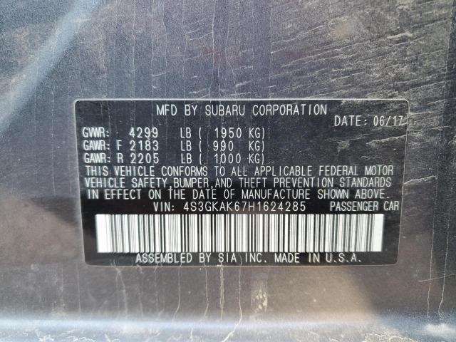 2017 SUBARU IMPREZA SP #3293748918