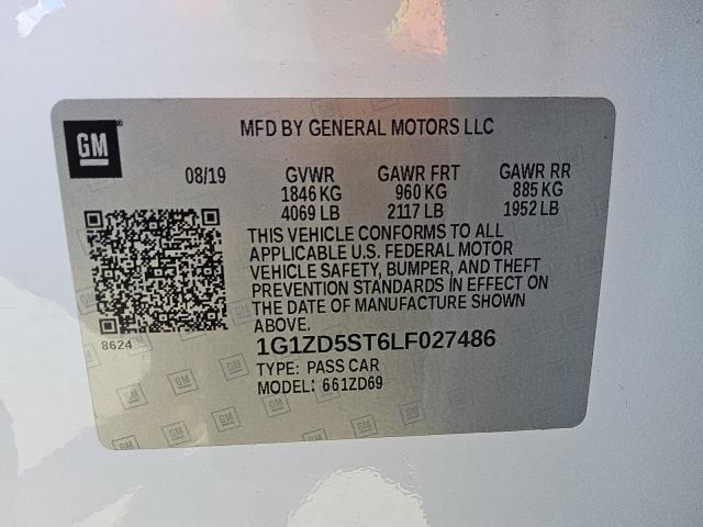 2020 CHEVROLET MALIBU LT #3310407956