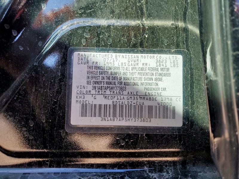 2017 NISSAN SENTRA S - 3N1AB7AP5HY373803