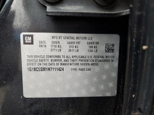 2017 CHEVROLET CRUZE LS #3302889898