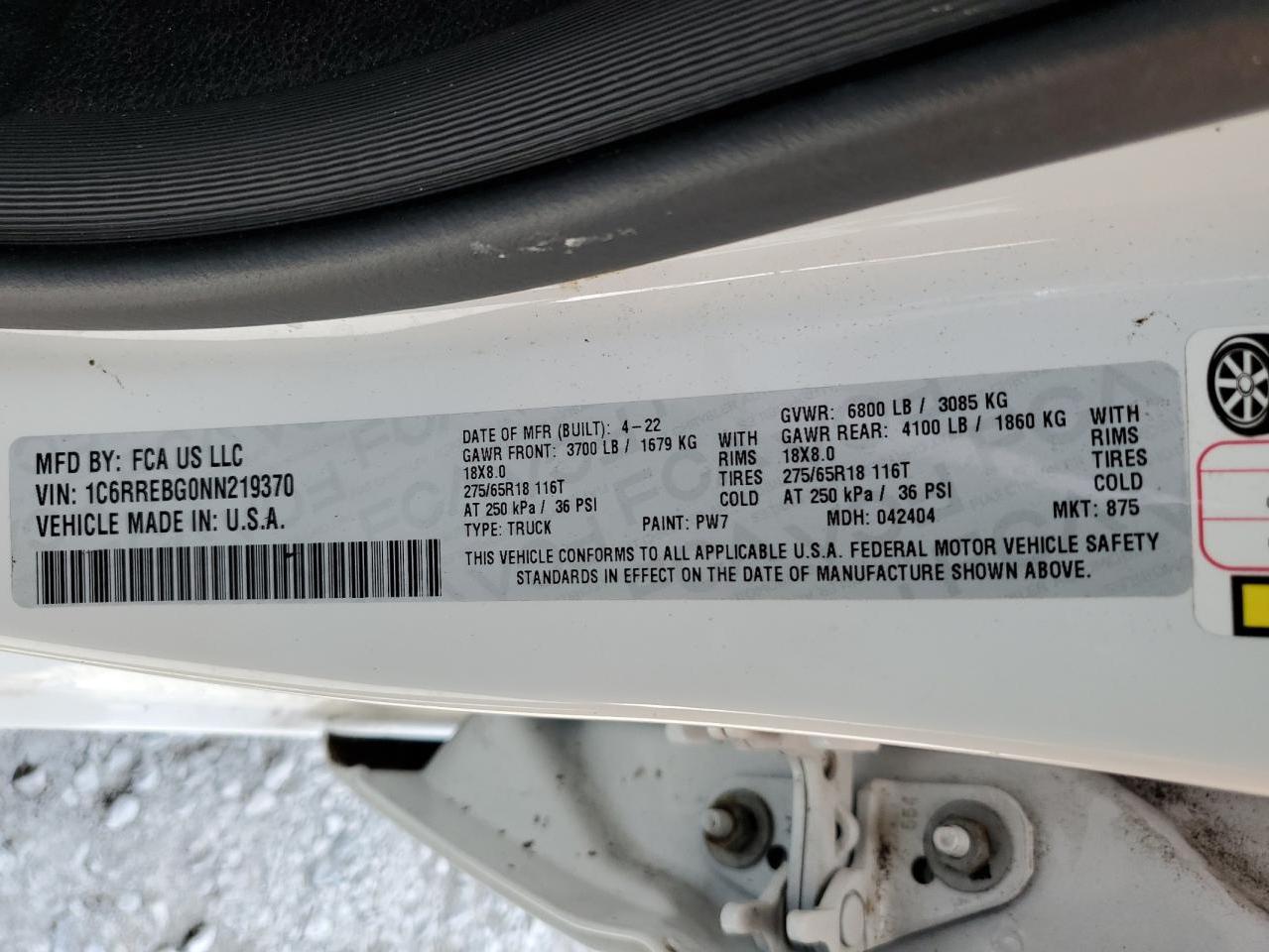 RAM 1500 BIG HORN/LONE STAR