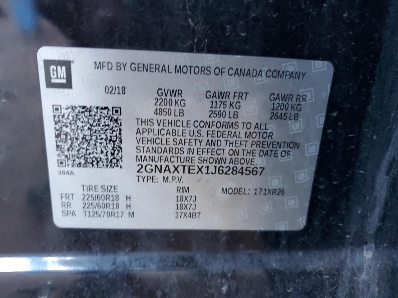 CHEVROLET EQUINOX LT