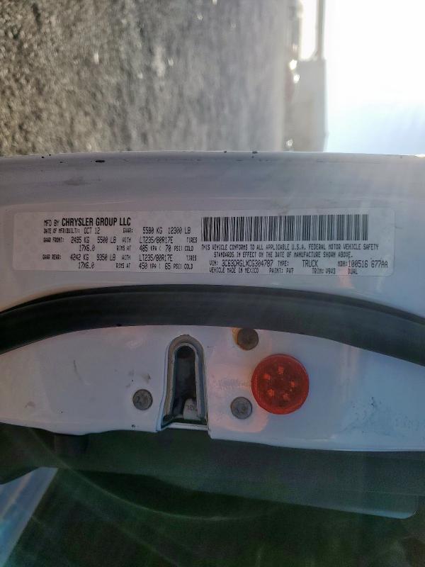2012 DODGE RAM 3500 S #3301713422