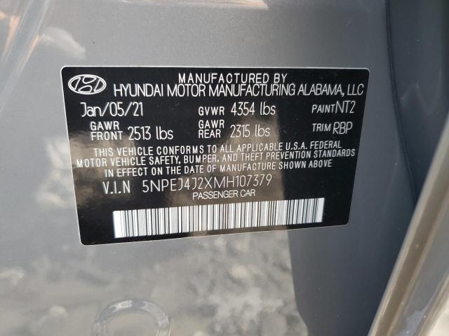 2021 HYUNDAI SONATA SEL #3292379297