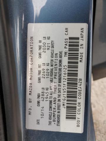 2015 MAZDA 6 TOURING #3294407544