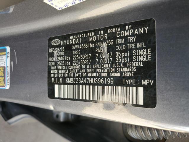 2017 HYUNDAI TUCSON SE #3285561268