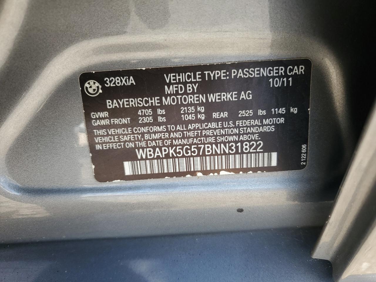 BMW 3 SERIES XI SULEV