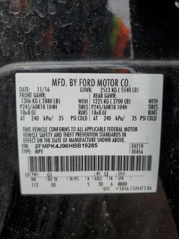 2017 FORD EDGE SEL #3294319880