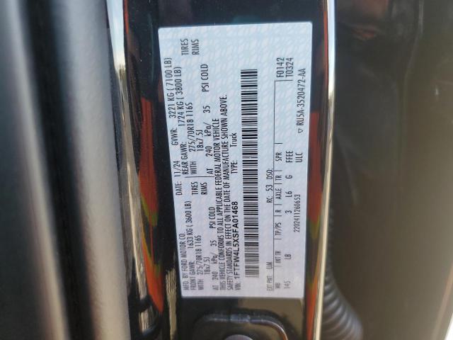 2025 FORD F150 TREMO - 1FTFW4L5XSFA01468