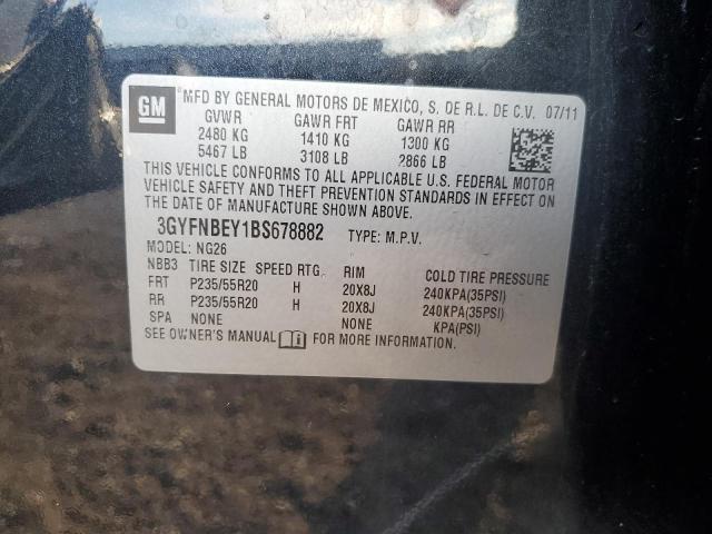 2011 CADILLAC SRX PERFOR - 3GYFNBEY1BS678882