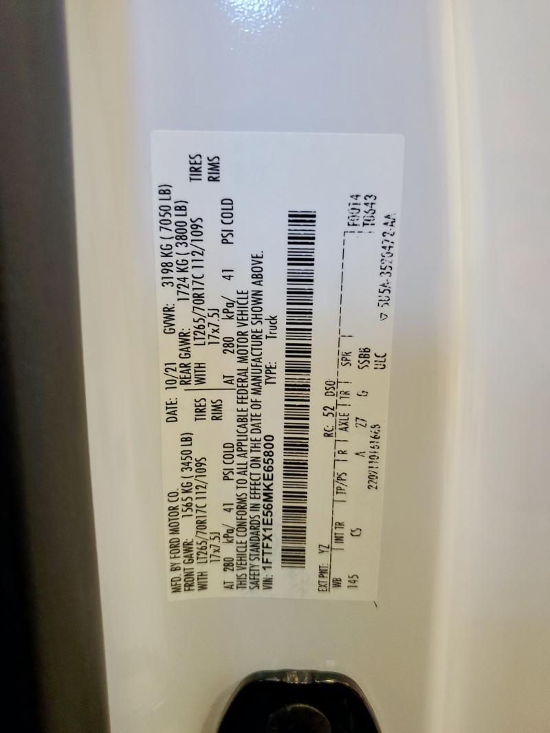 2021 FORD F150 SUPER #3293326426