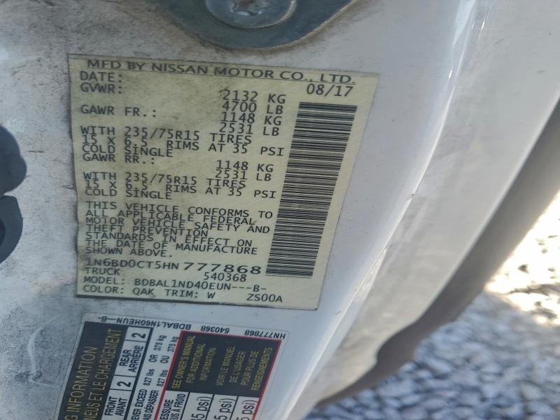 2017 NISSAN FRONTIER S #3304750949