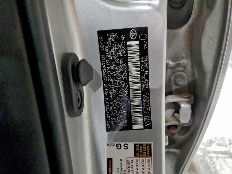 2020 TOYOTA COROLLA LE #3302653083