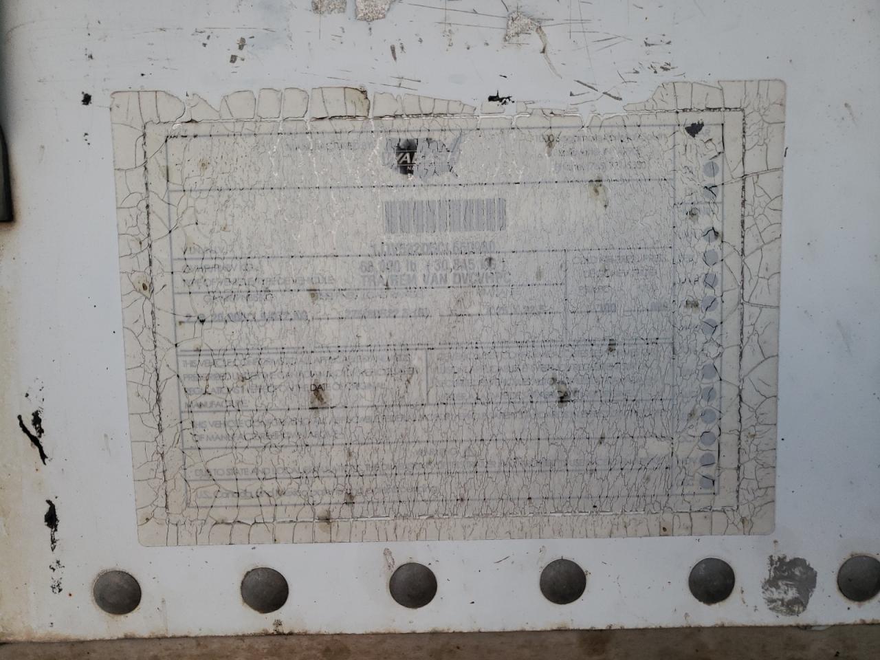 Lot #3309213615 2012 WABASH UNKNOWN