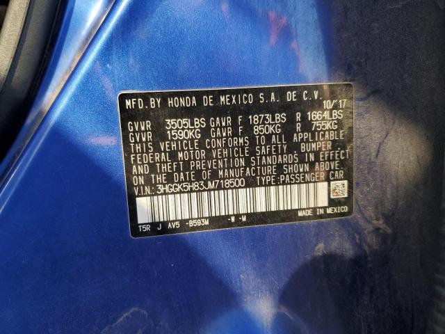 2018 HONDA FIT EX #3302886933