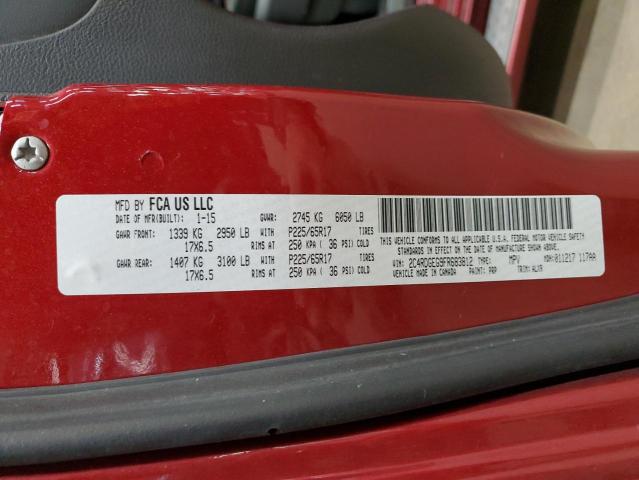 2015 DODGE GRAND CARA - 2C4RDGEG9FR683812