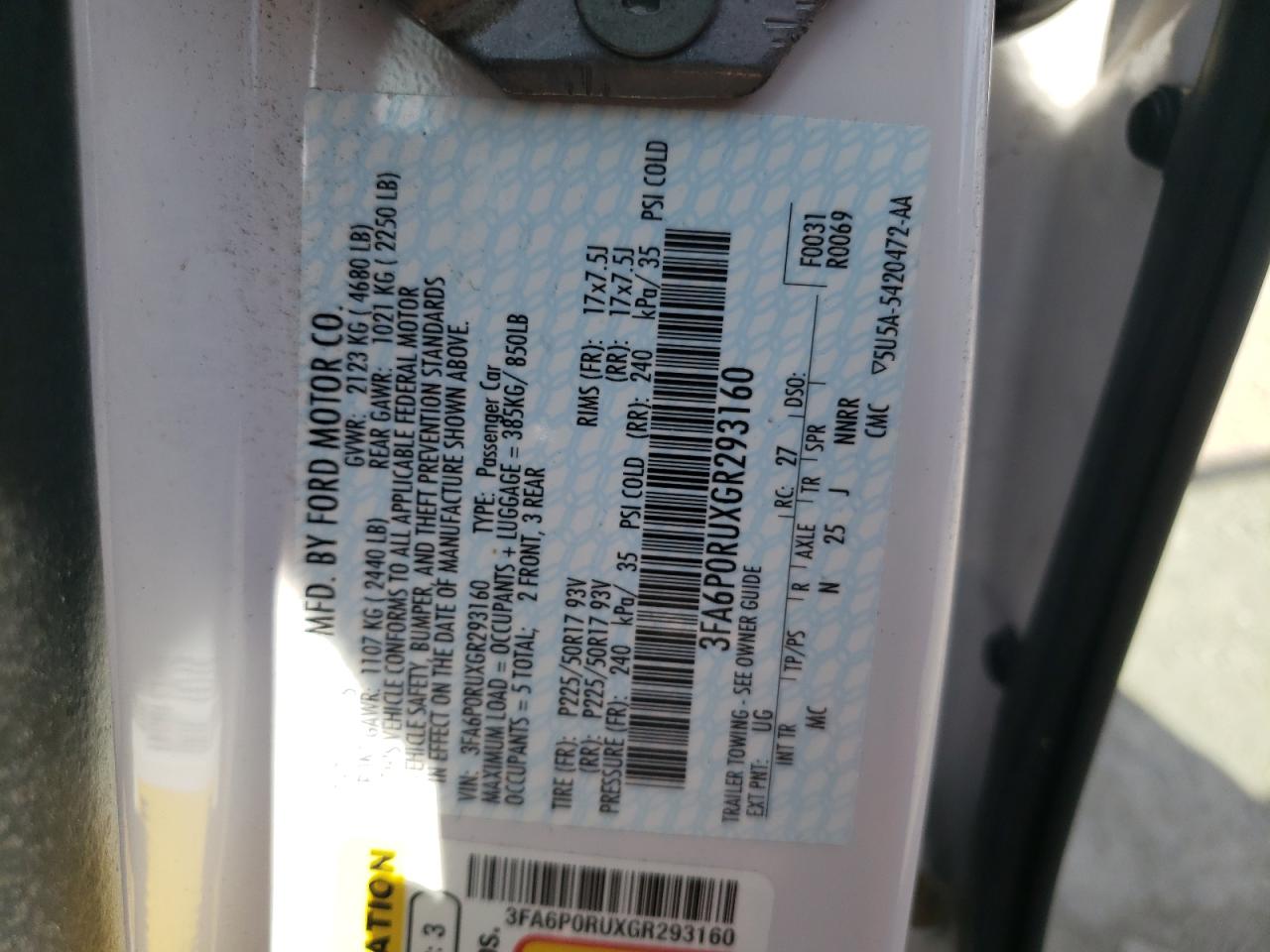 FORD FUSION TITANIUM HEV