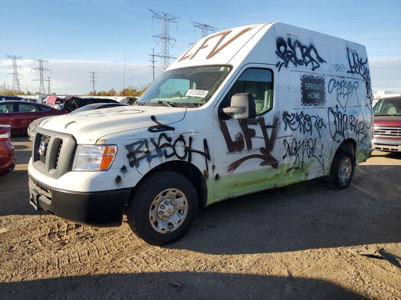 Lot #3282507910 2013 NISSAN NV 2500