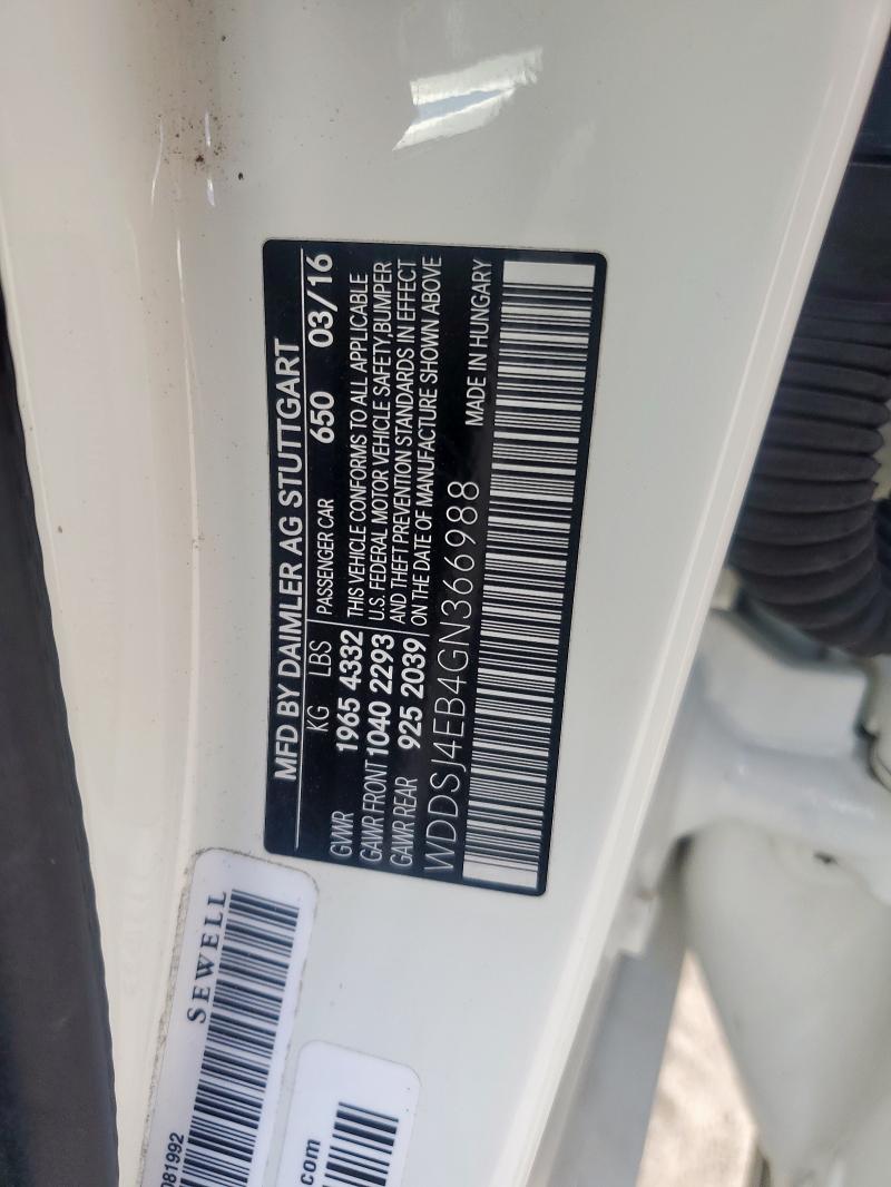 2016 MERCEDES-BENZ CLA 250 #3293430412