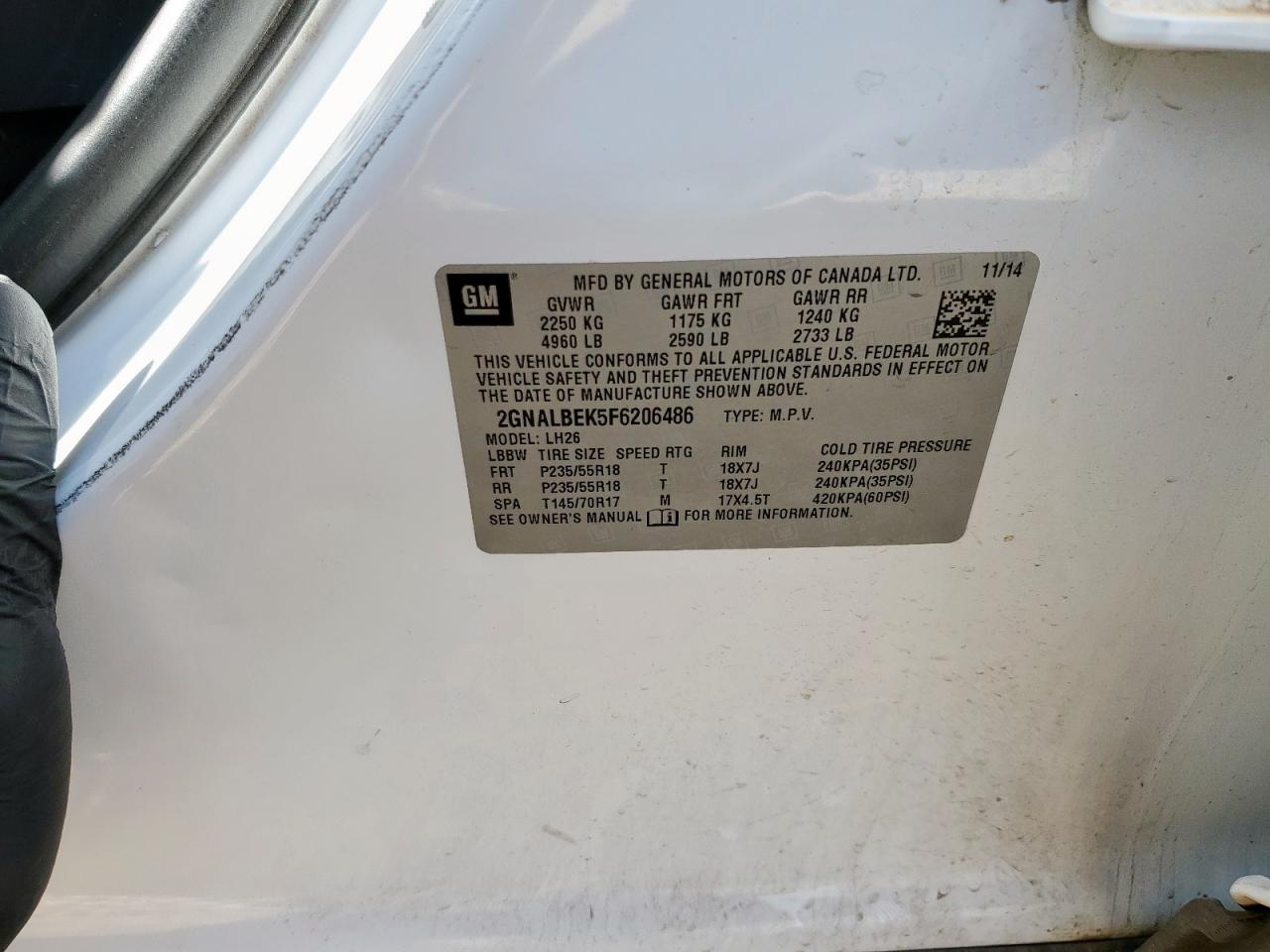 CHEVROLET EQUINOX LT