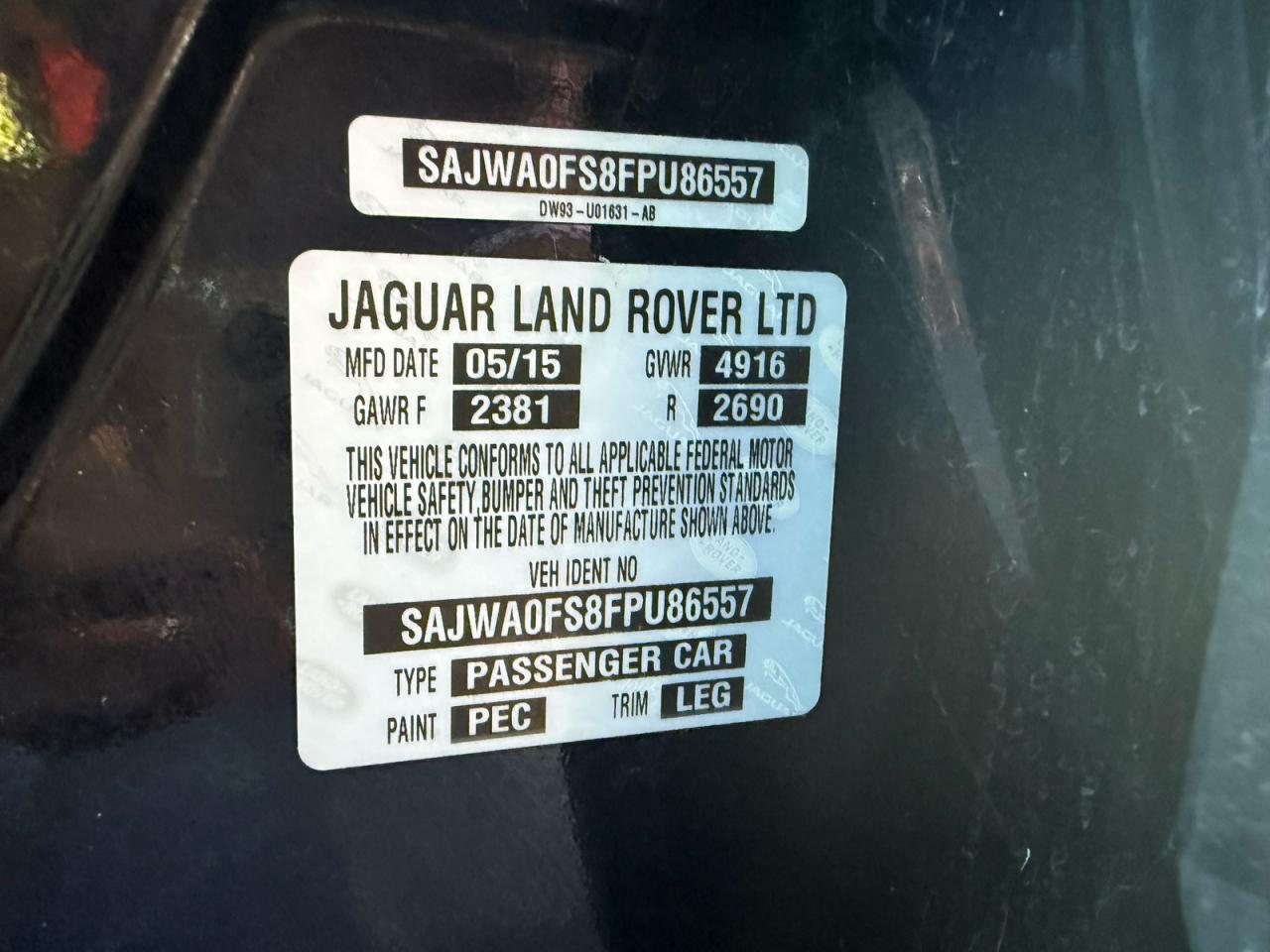 JAGUAR XF 2.0T PREMIUM