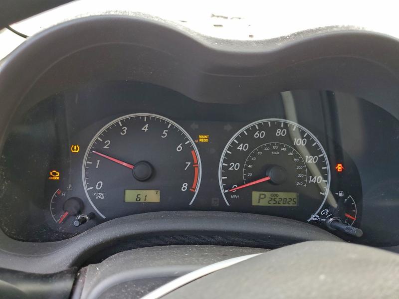 2009 TOYOTA COROLLA BA #3298311137