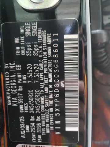 2025 KIA TELLURIDE - 5XYP6DGC0SG686011