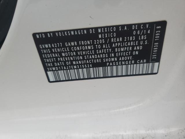 2014 VOLKSWAGEN JETTA SE #3290235218