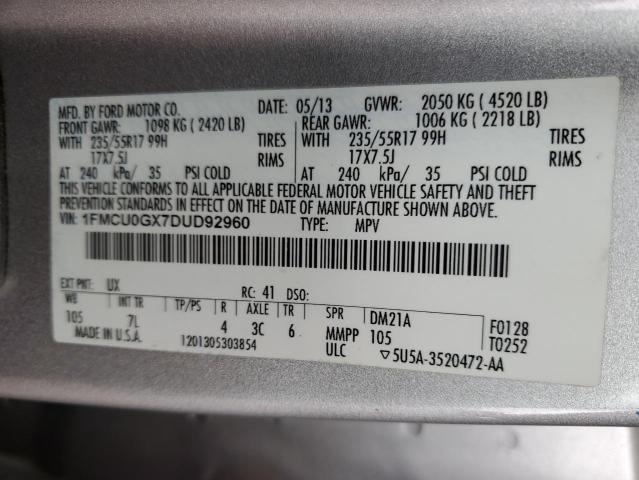 2013 FORD ESCAPE SE #3293626416