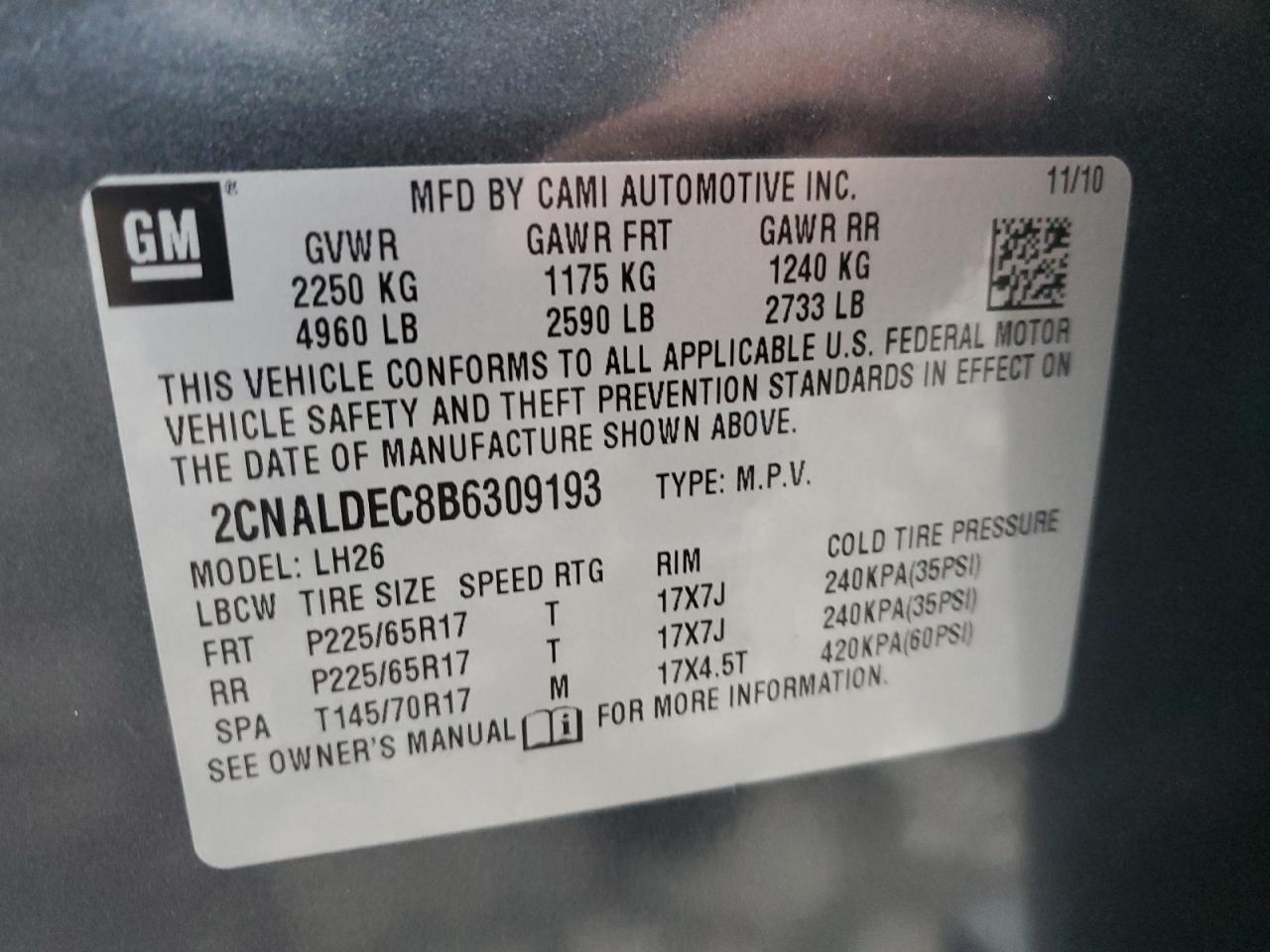 CHEVROLET EQUINOX LT