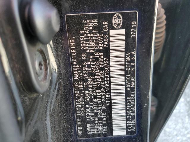 2016 TOYOTA CAMRY LE #3298022136