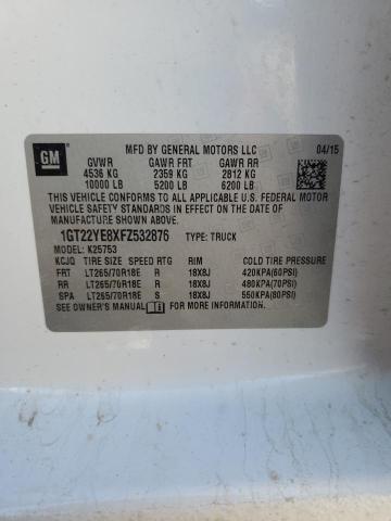 2015 GMC SIERRA K25 #3291565935