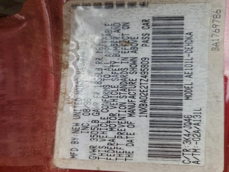 1996 TOYOTA COROLLA #3305327319