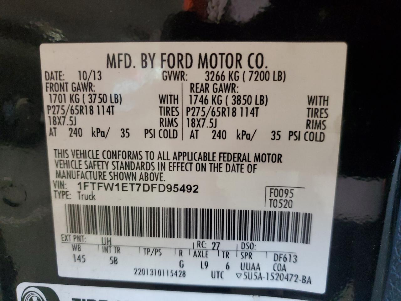 FORD F-150 SUPERCREW