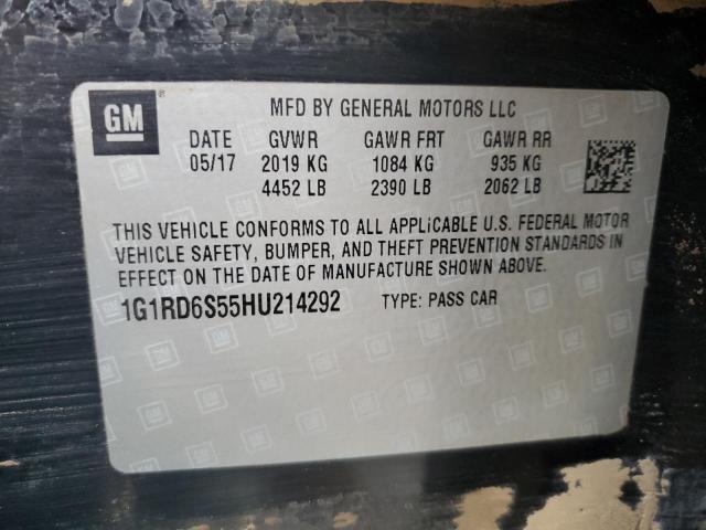 2017 CHEVROLET VOLT PREMI #3281438991