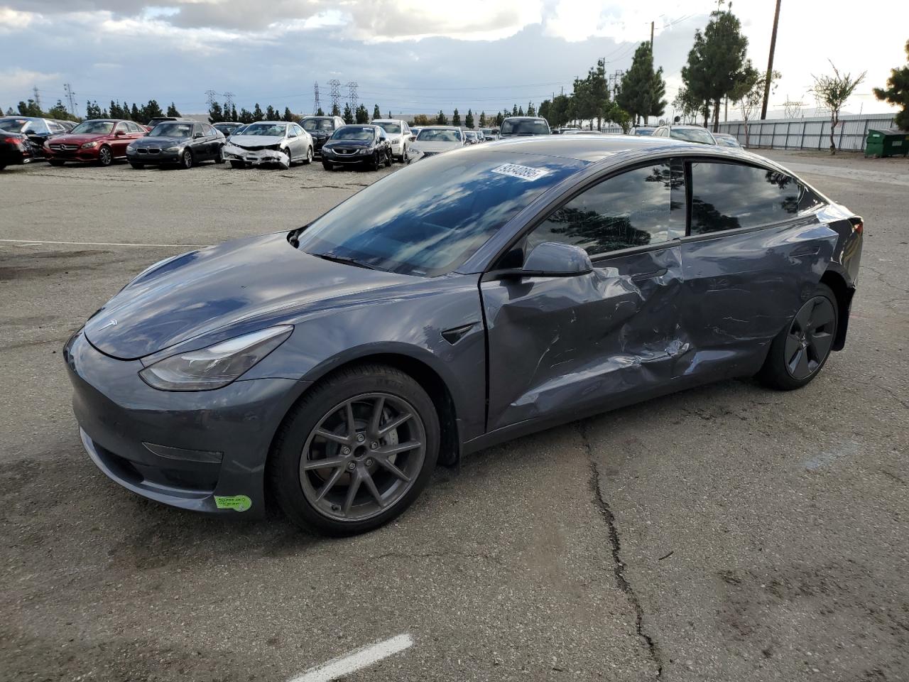 Lot #3298085143 2023 TESLA MODEL 3