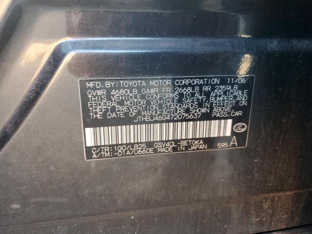 2007 LEXUS ES 350 #3282507891