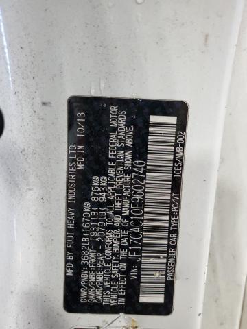 2014 SUBARU BRZ 2.0 LI - JF1ZCAC10E9602740