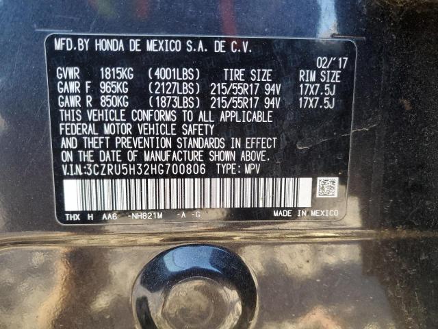 2017 HONDA HR-V LX #3297965789