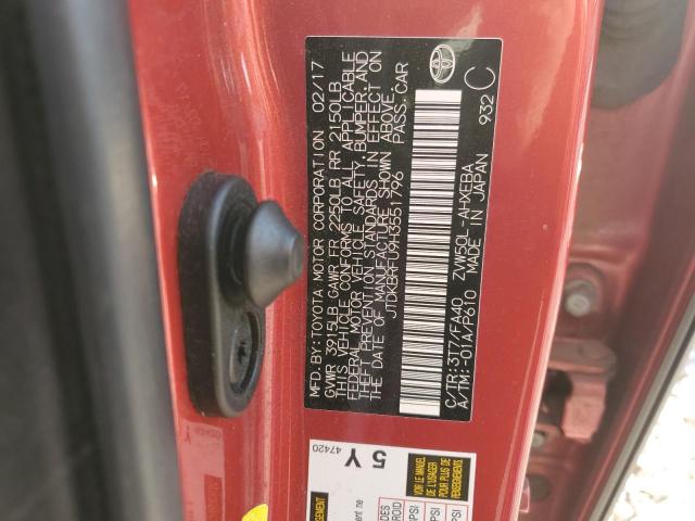 2017 TOYOTA PRIUS - JTDKBRFU9H3551796