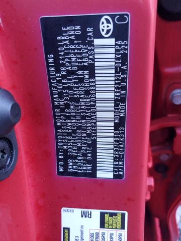 2020 TOYOTA COROLLA LE #3301751484