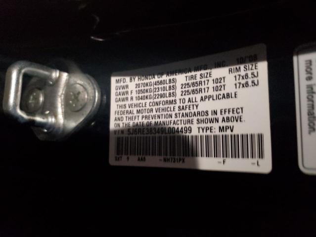 2009 HONDA CR-V LX #3297960789