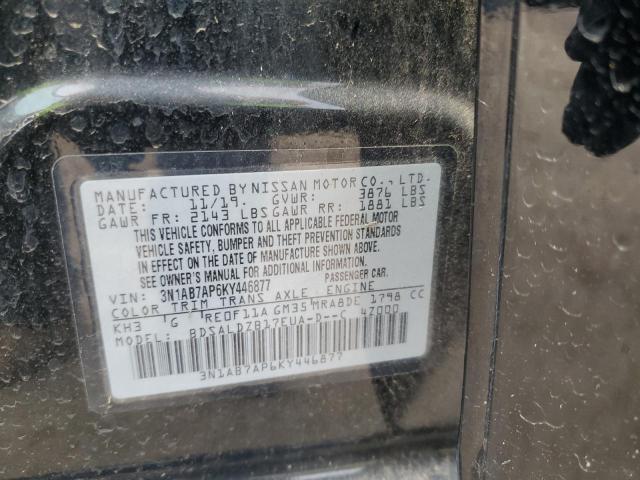 2019 NISSAN SENTRA S #3290565773