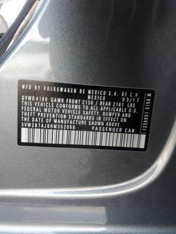 2017 VOLKSWAGEN JETTA S #3301828359