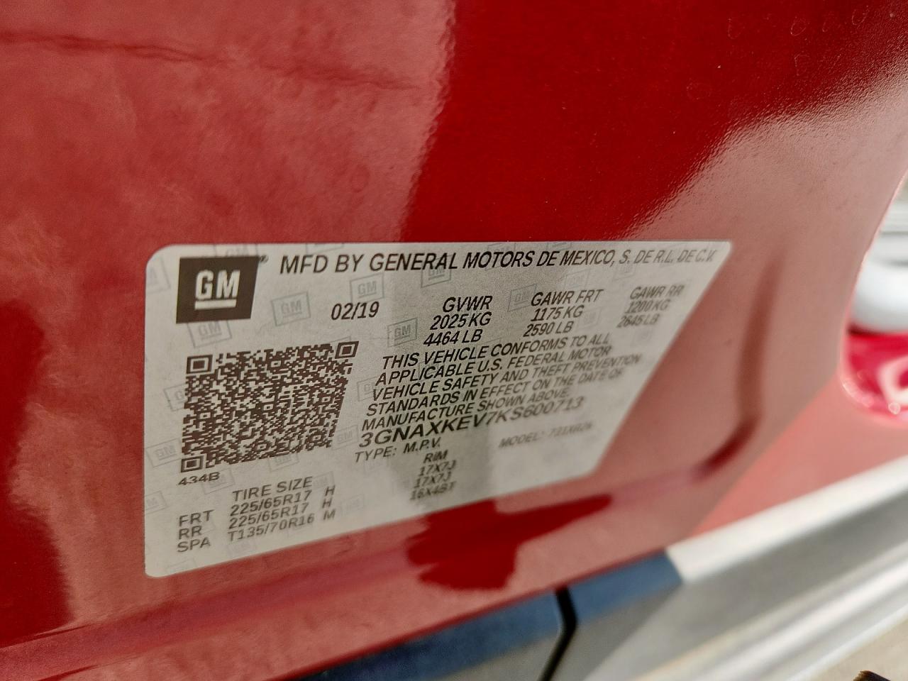 CHEVROLET EQUINOX LT