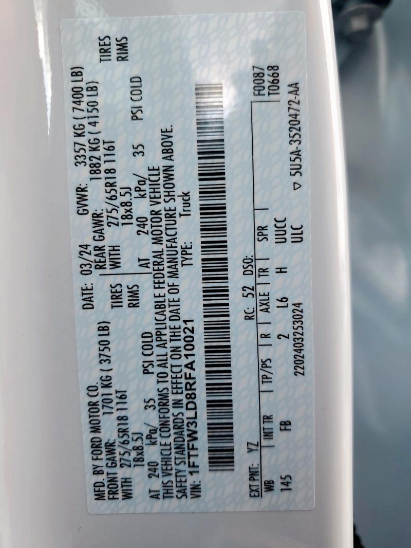 2024 FORD F150 XLT #3311747740