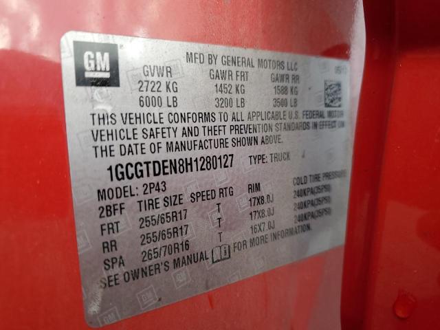 2017 CHEVROLET COLORADO Z #3301933456